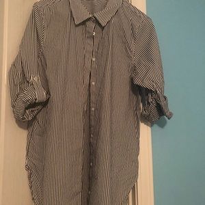 Calvin Klein stripe blouse